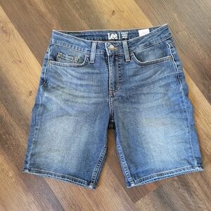 Lee Blue Classic Denim Jeans Shorts